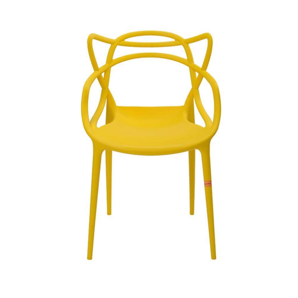 Cadeira Polipropileno Allegra Rivatti Amarelo