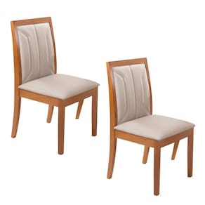 Conjunto 2 Cadeiras Estofadas Premium Espresso Móveis Cinamomo