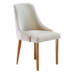 Conjunto 2 Cadeiras Madeira Maciça Roma Mobilare Imbuia Marroml/Branco