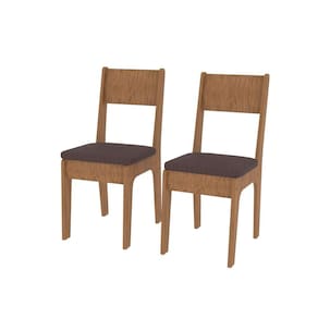 Kit 2 Cadeiras para Cozinha Nova Mobile Freijó/Marrom