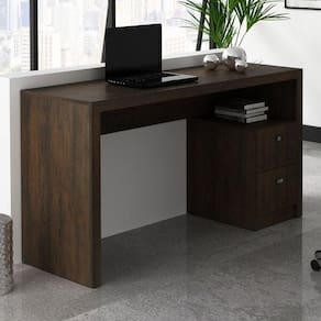 Mesa para Escritório 2 Gavetas ME4130 Tecno Mobili Rústico