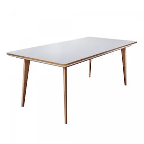 Mesa 135cm Mad Espresso Móveis Cinamomo/Offwhite
