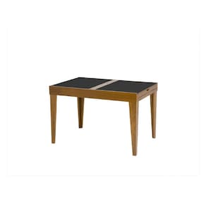 Mesa de Jantar Extensível Tampo de Vidro 120x80cm Paris Prime Mel