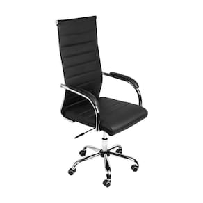 Cadeira para Escritório Presidente Esteirinha Florença 3322 Or Design Preto