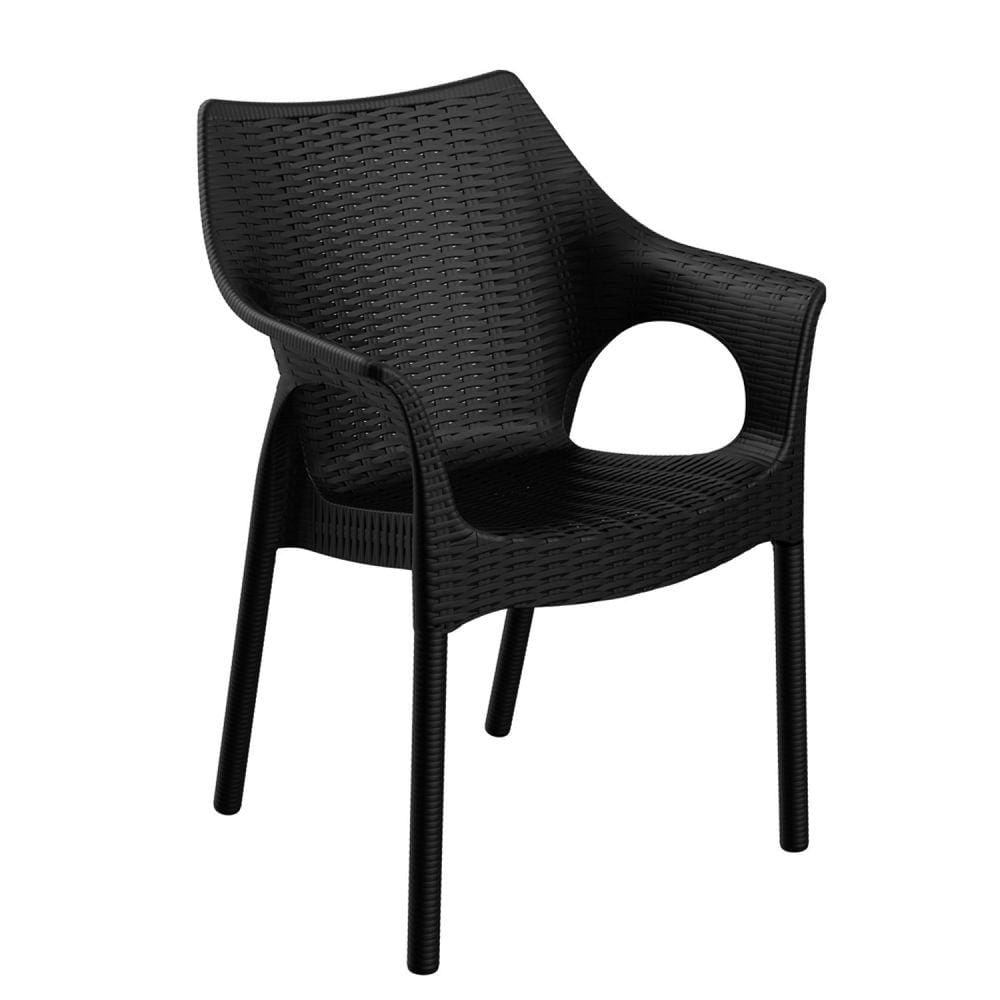 Cadeira para Jardim 82cmx54cm Relic Preto