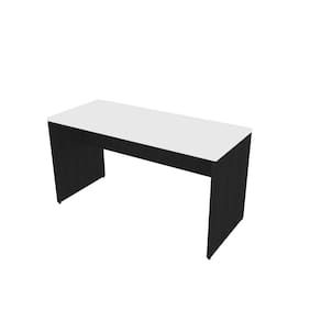 Mesa para Escritório 160cmx70cm 25mm Bramov Móveis Preto/Branca