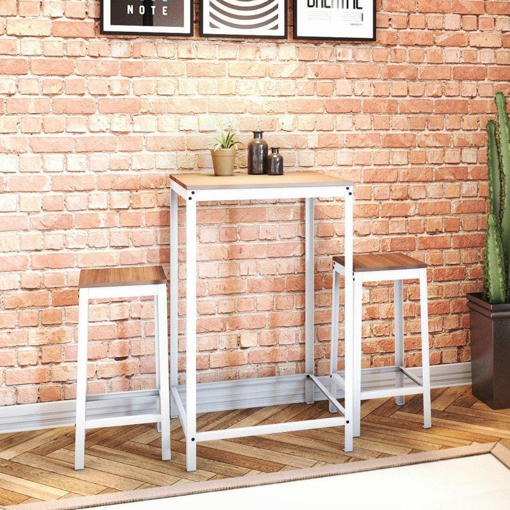 Banqueta 31x65cm Completa Casa Branco