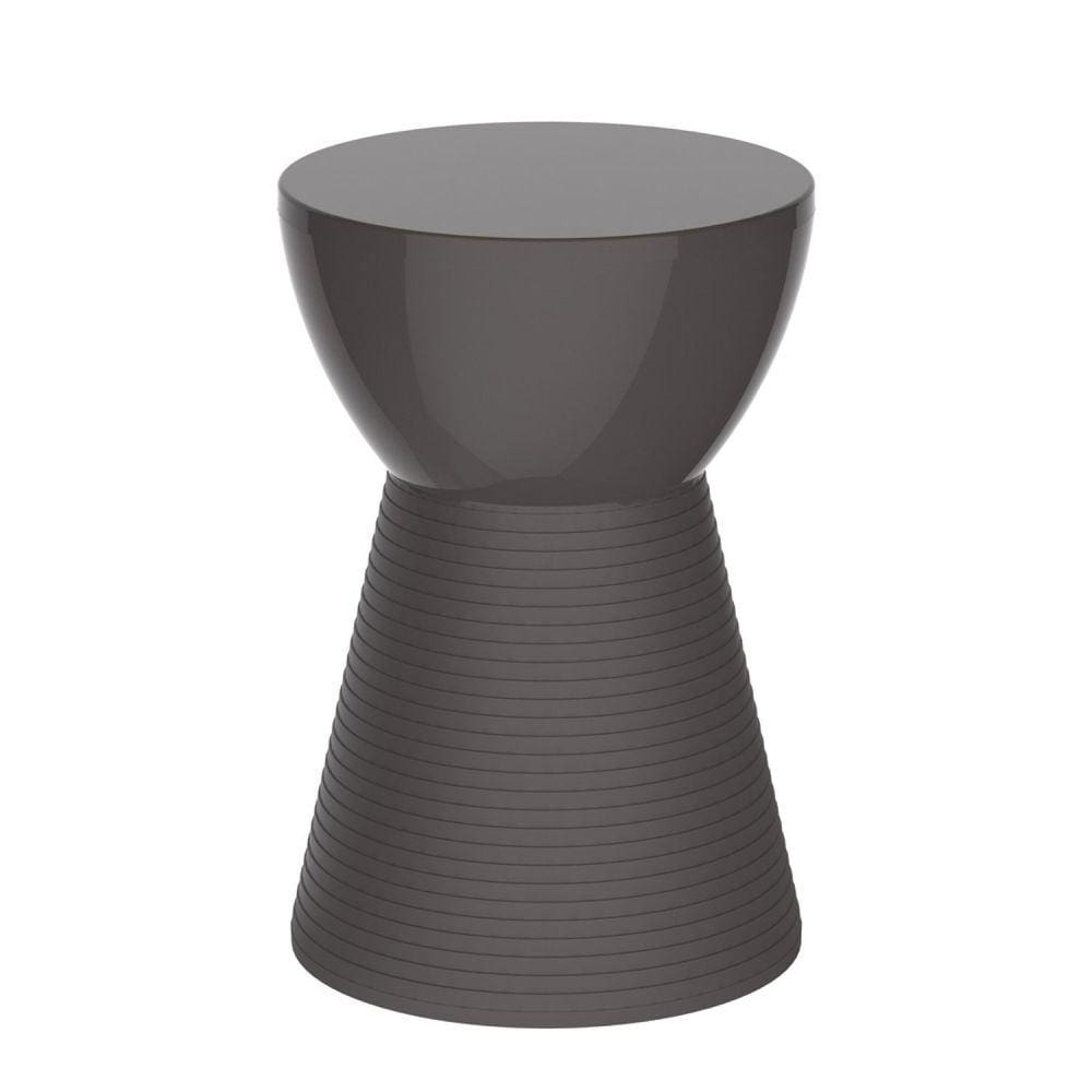 Banqueta Sili Grifit Cinza Mushroom