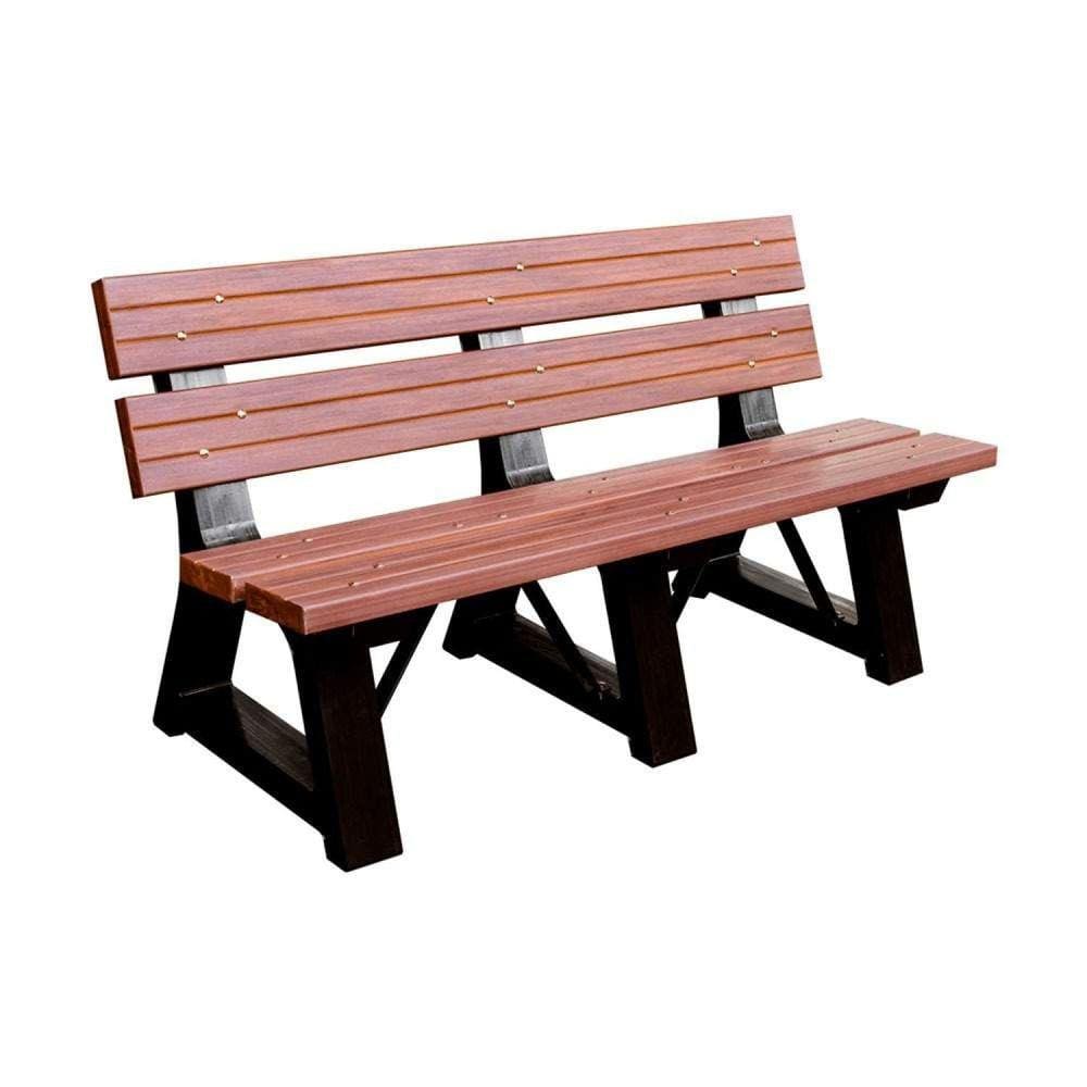 Banco de Jardim 150cm Madeira Plástica Premium In Brasil Ipê