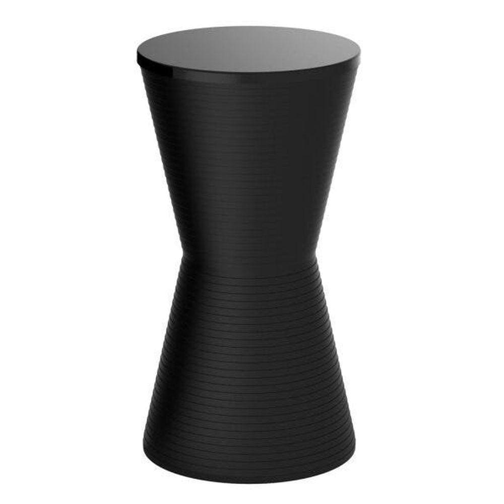 Banqueta Média Polipropileno sem Encosto Dub Preto
