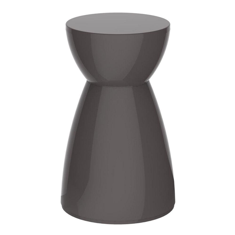 Banqueta Baixa Polipropileno sem Encosto Rad Cinza Mushroom