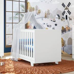 Berço Mini Cama 100% MDF Life Branco