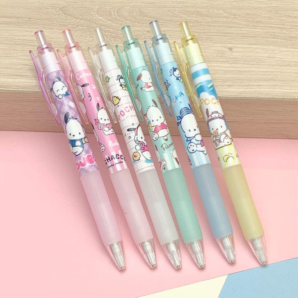 01 Lapiseira Kawaii Sanrio Pochacco Papelaria Fofa Volta as aulas
