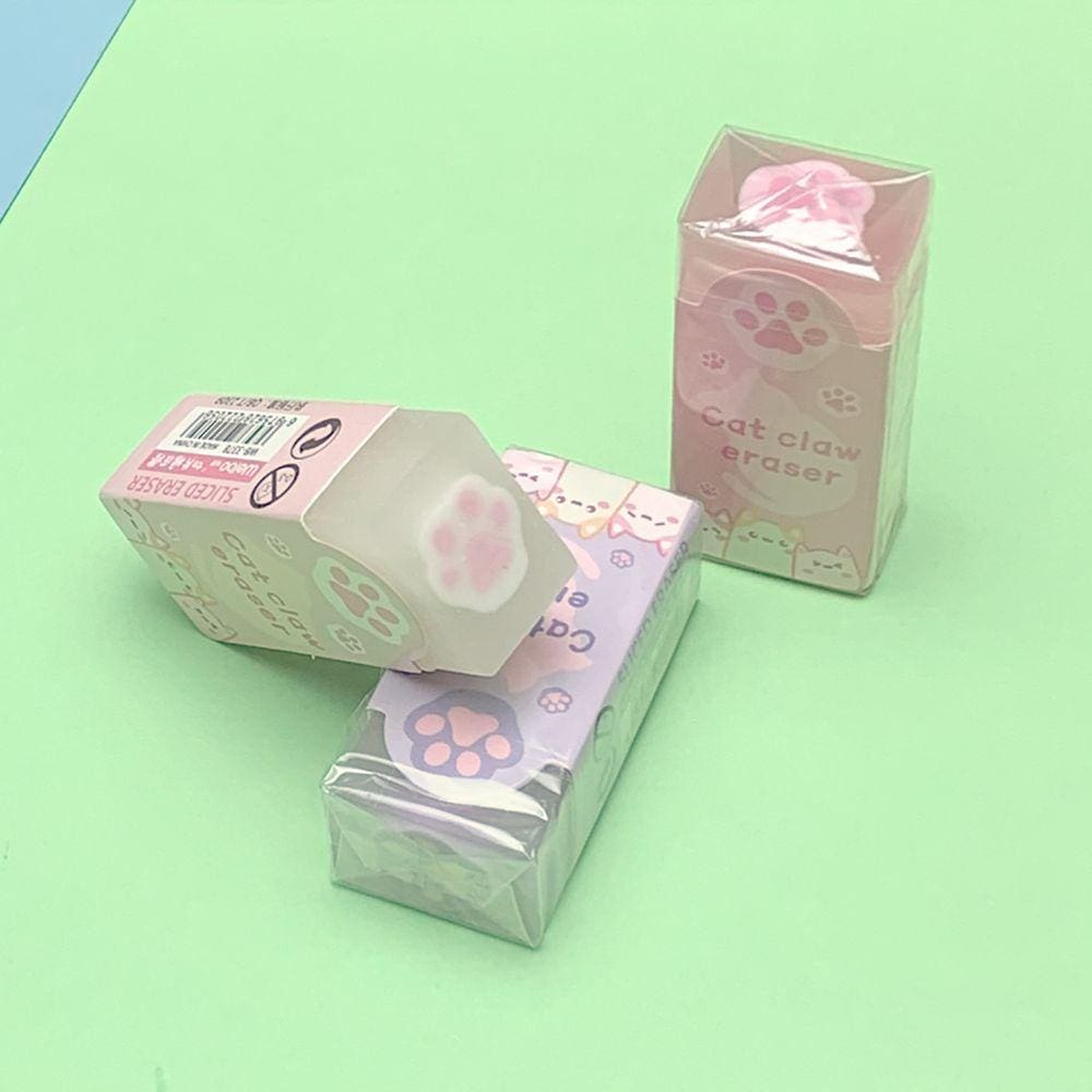 Borracha Kawaii Cute Pata de Gatinho - Papelaria Fofa volta as aulas