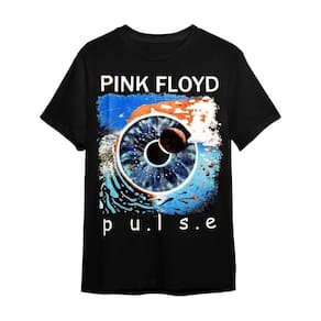 Camiseta Pink Floyd Pulse Preta Banda De Rock Unissex Plus Size