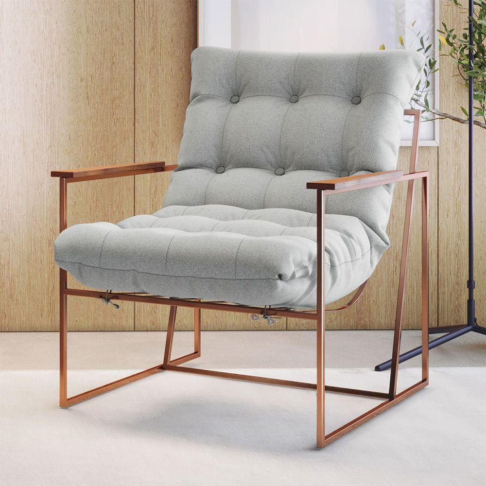 Poltrona M03 Estrutura em Ferro Mais Decor