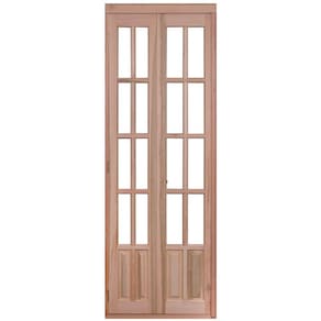 Porta de Madeira Camarão 213x94cm com Marco e Batente 14cm EWK P24 Rondosul Madeira marroml sem pintura