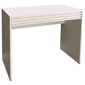 Escrivaninha Mesa Escritorio 1 Gaveta Ripada ME4173 Branco Tecno Mobili