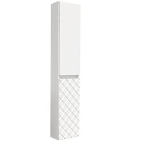 Armário Aéreo para Banheiro 2 Portas 5 Prateleiras Mônaco Darabas Agardi Branco/Branco