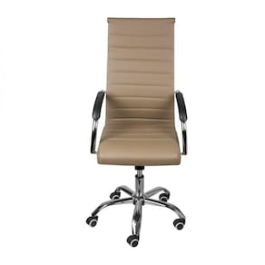 Cadeira para Escritório Presidente Esteirinha Florença 3322 Or Design Caramelo