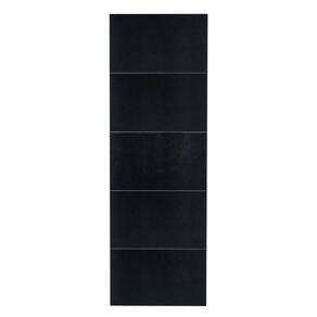 Folha de Porta Frisada 210cmx80cmx3,5cm Casablanca Preto