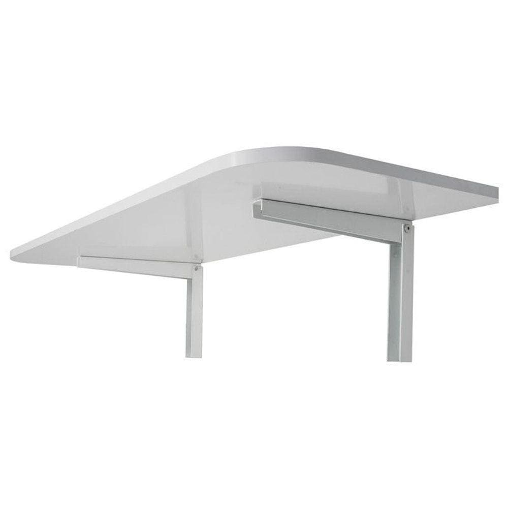 Mesa Retrátil De Parede Cozinha Suspensa Dobrável Cor E Tamanho:Branca 90X40;Material Da Tampa:Mdp