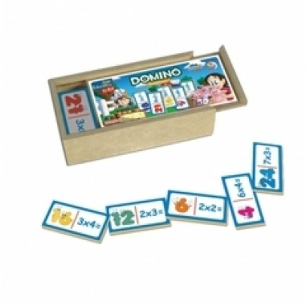 Jogo Educativo Dominó Multiplicação ABC Brinquedos