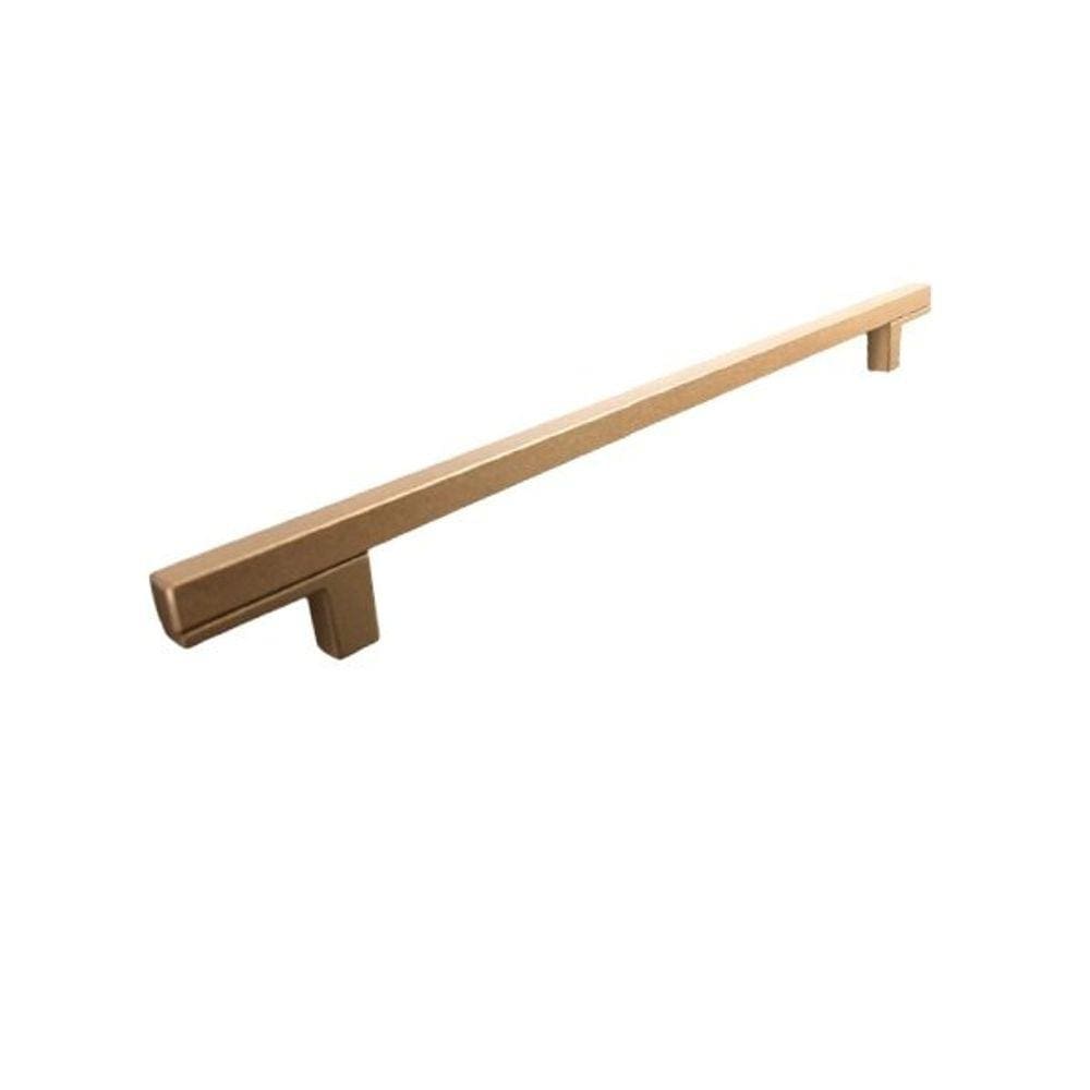 Puxador Sobrepor Space Dourado Fosco 352mm Dourado Zen