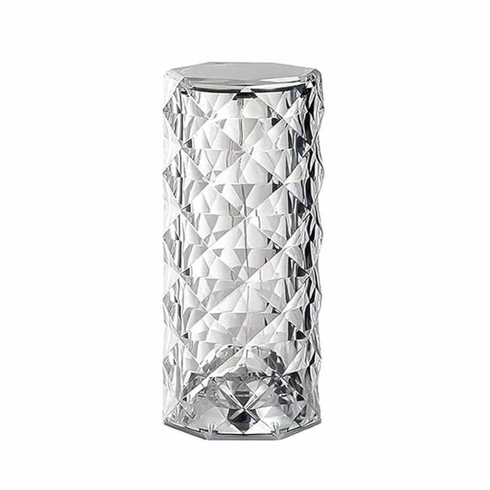 Abajur Touch Luminária Led Cristal c/ Controle USB 16 Cores
