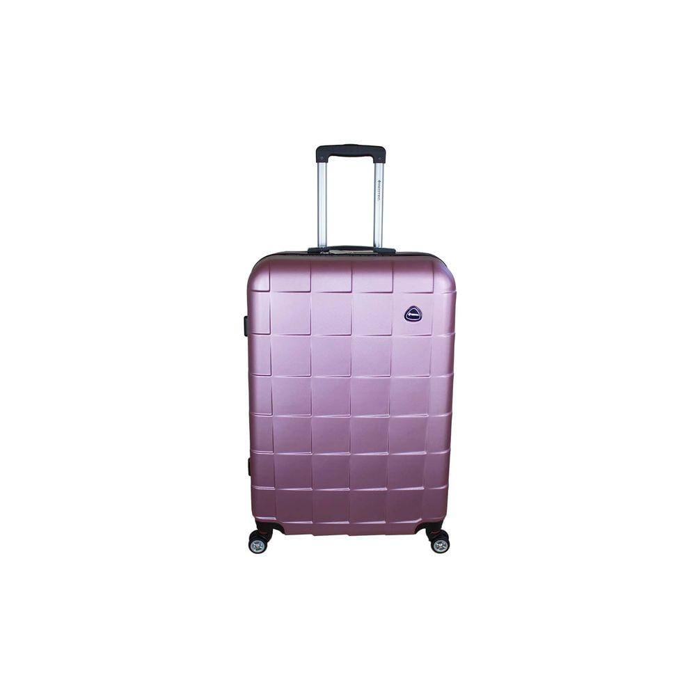 Mala de Viagem Pequena Preta Rose Em ABS Redtec Cusco