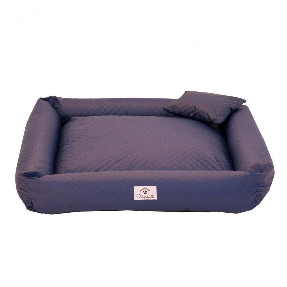 Cama Para Pet Cães E Gatos Azul Marinho Porte Medio Impermeavel [f101]