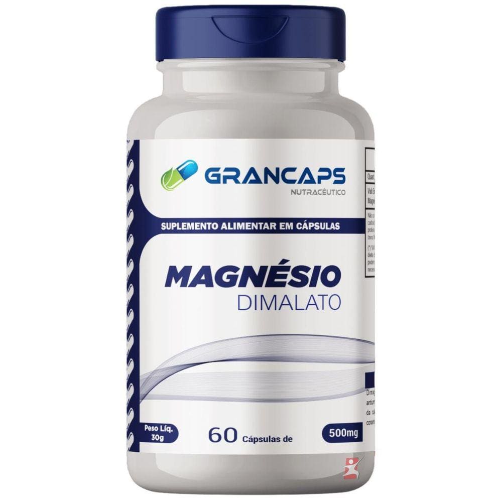 Magnesio Dimalato 100% Puro Super Mineral 60 Cápsulas