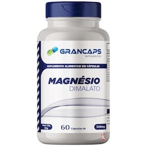 Magnesio Dimalato 100% Puro Super Mineral 60 Cápsulas