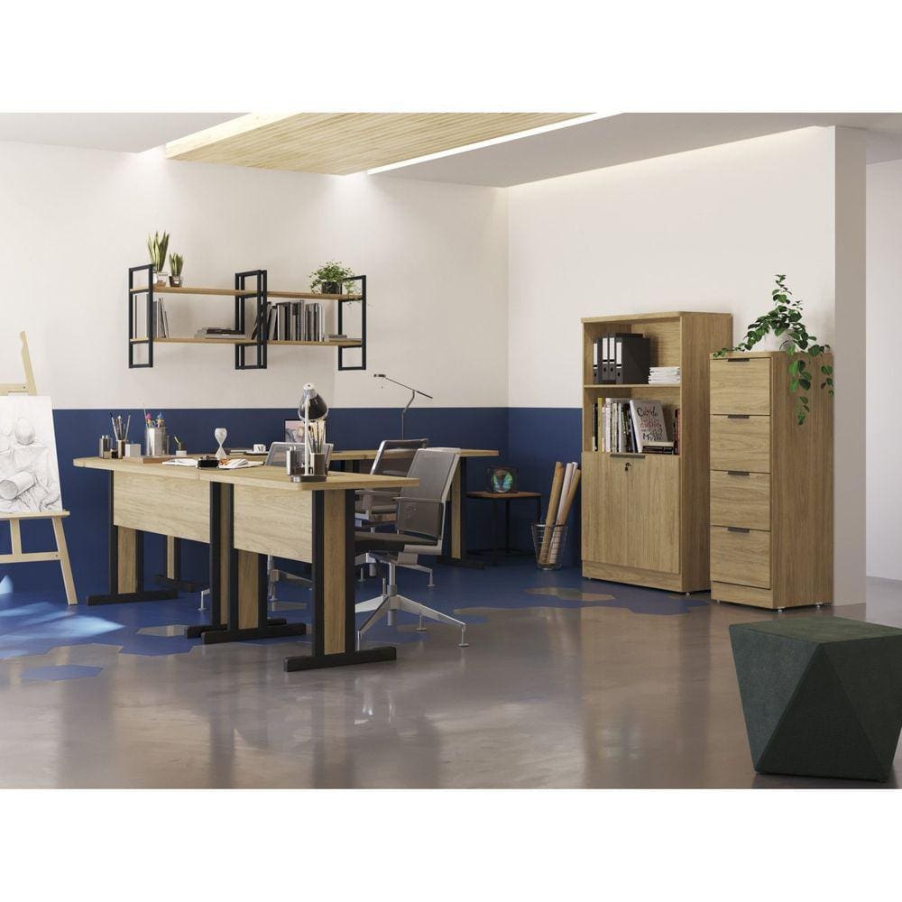 Mesa para Escritório 120cm Secretária Versátil Kappesberg Itapuã