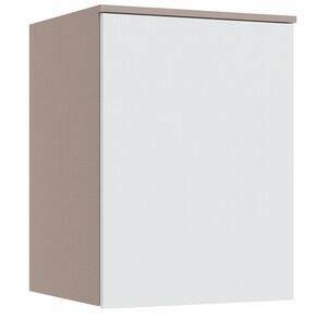 Módulo Aéreo 1 Porta Requinte+ Móveis Castro Duna Line/Branco Line