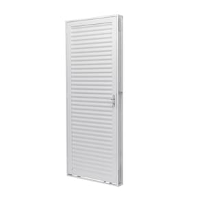 Porta de Aço Laminada 215x83cm Batente 12cm Unicsol Ramassol Branco
