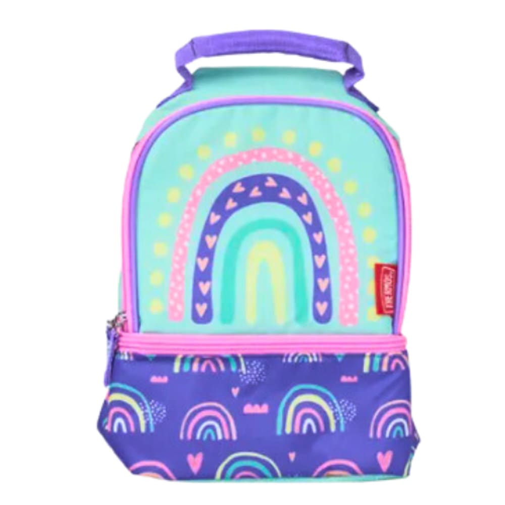 Lancheira Bolsa Térmica Infantil Thermos Arco-íris