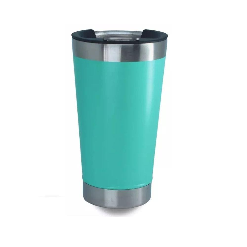 Copo Térmico Inox 500Ml Tampa Abridor De Garrafa