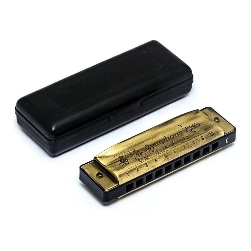 Gaita De Boca Harmônica HERING Symphone Em C (DÓ) 1220C