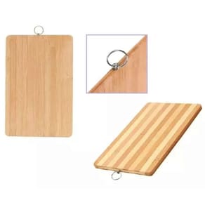 Tábua De Corte Bambu Natural Retangular 30 Cm