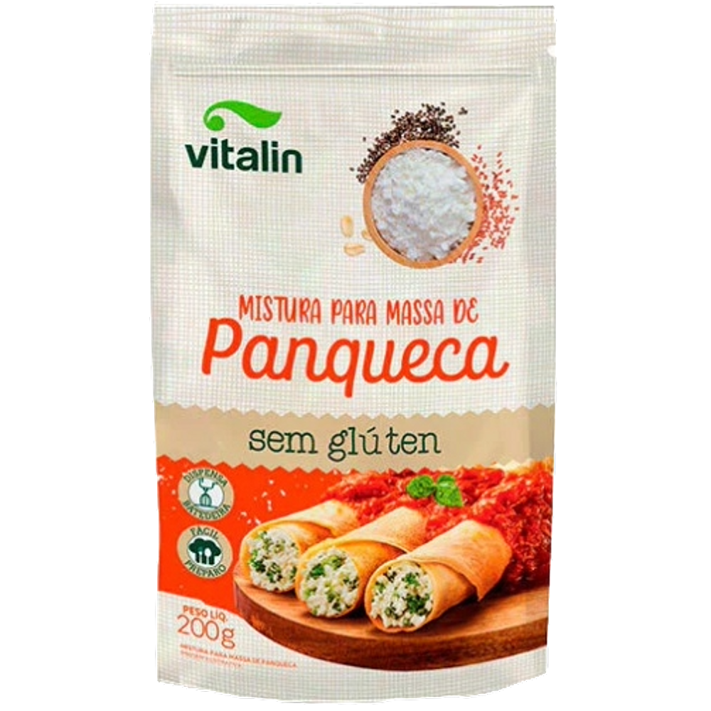 Mistura para Panqueca Sem Glúten Vitalin 200g