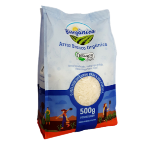 Kit 3X: Arroz Agulhinha Branco Orgânico Biorgânica 500g