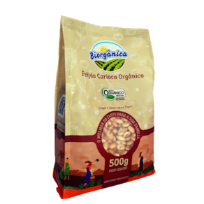 Kit 3X: Feijão Carioca Orgânico Biorgânica 500g