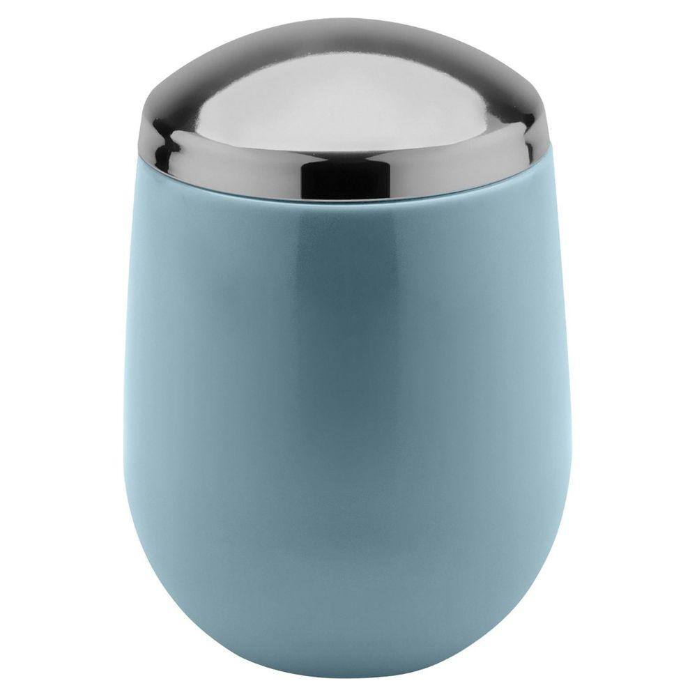 Porta Algodão e Cotonete Cromo Belly OU Azul