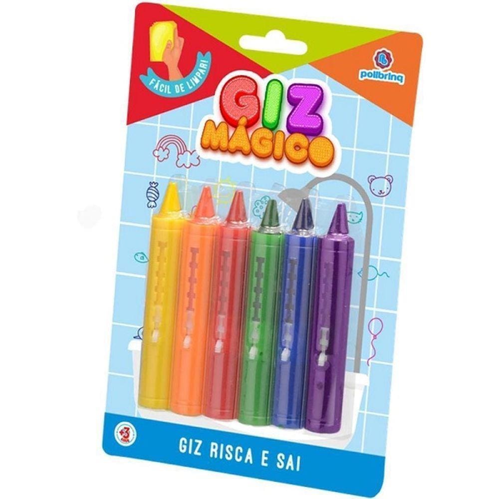 Brinquedo Educativo Polibrinq GIZ Magico Risca e APAGA BE010