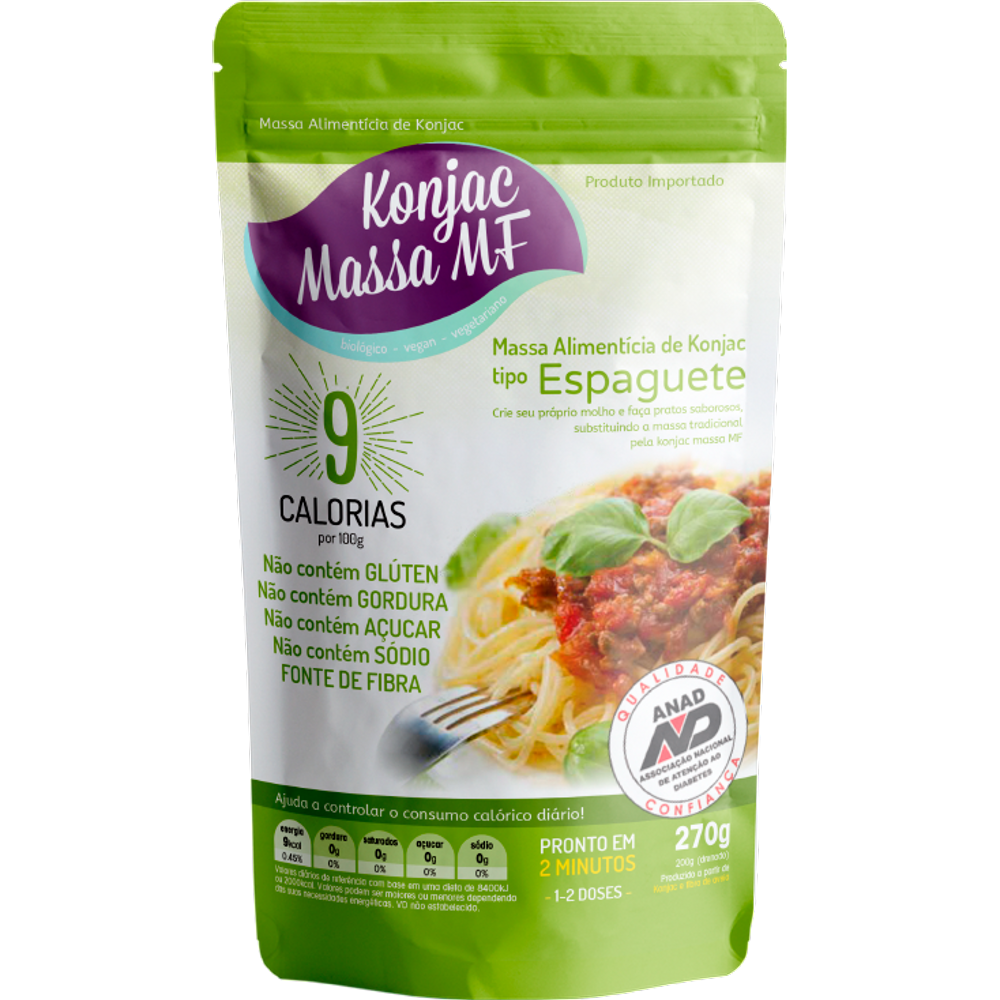 Kit 6X: Massa Konjac Tipo Espaguete 270g