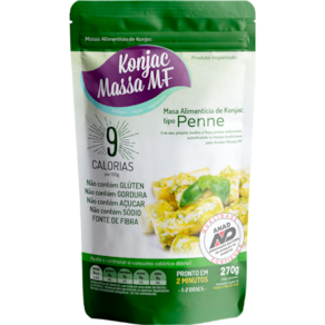 Kit 6X: Massa Konjac Tipo Penne 270g