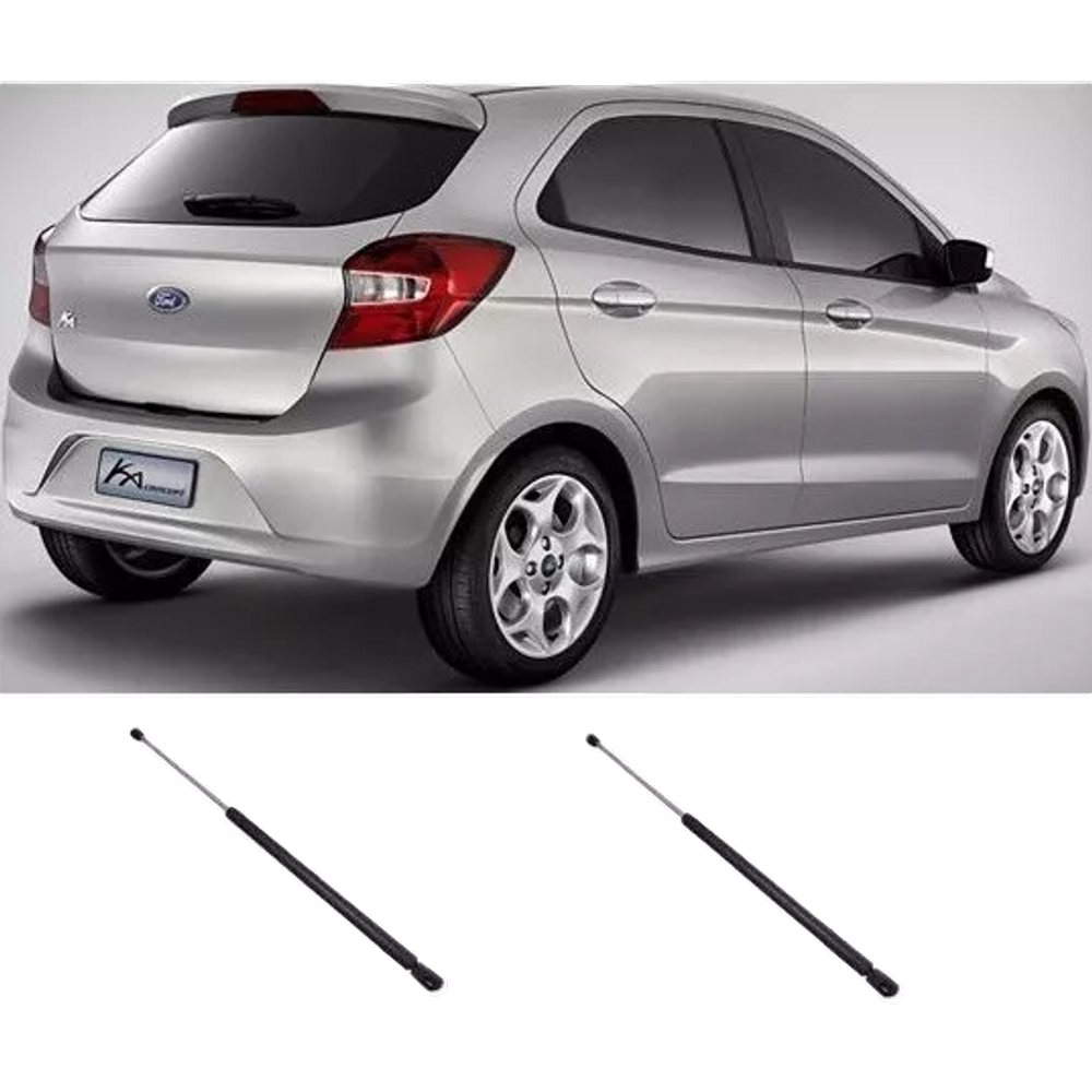 Par De Amortecedor Tampa Traseira Malas Novo Ford Ka Hatch