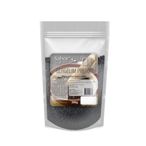 Kit 2X: Gergelim Preto Sabor da Terra 200g