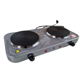Fogareiro Elétrico 2 Bocas 2000w Cooktop 5 Temperaturas 220V
